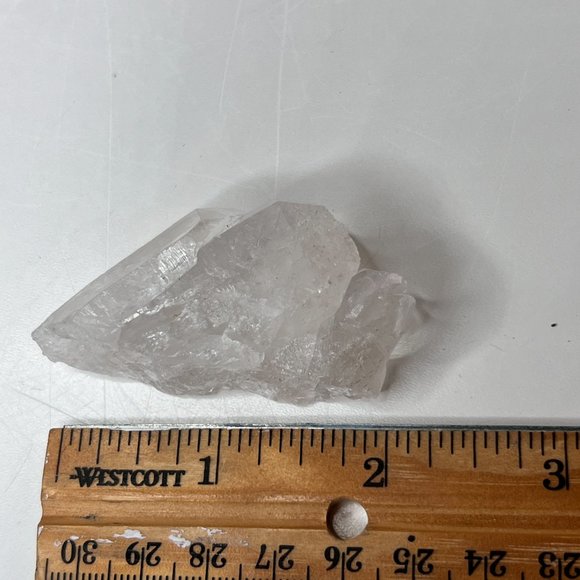 Rose Quartz and Clear Quartz Crystal Bundle - Calming Pocket Crystal Gift Set - Picture 10 of 16